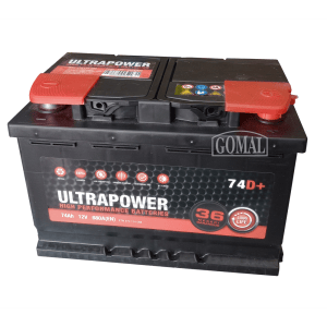 Akumulator Ultrapower 12V74Ah D+ 680A - Image 1