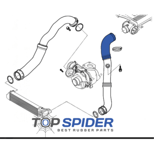 Crevo interkulera BMW 3 E46 318D/320 gornje - Image 2