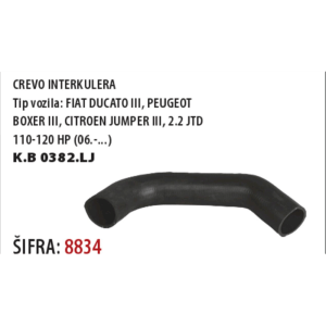 Crevo interkulera Jumper Boxer Ducato 2.2 HDI/MJTD donje - Image 1