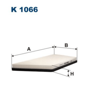 Filter kabine Peugeot 206 / Filtron K1066 - Slika 1