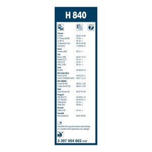 Metlica brisaca Bosch 290mm H840 zadnja - Image 2