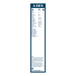 Metlica brisaca Bosch 330mm A330H Golf 5 zadnja - Slika 3