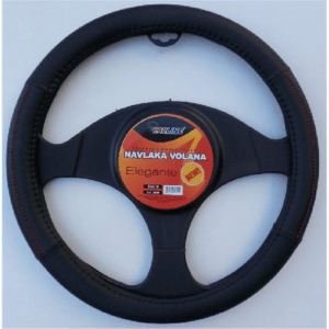 Navlaka volana CAR LINE M (38cm) crno-crvena ELEGANTE - Image 1