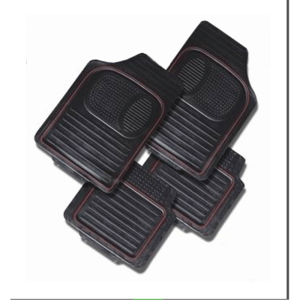 Patosnice univerzalne crne S6 sa crvenim obodom Car Mats - 1800.00 RSD