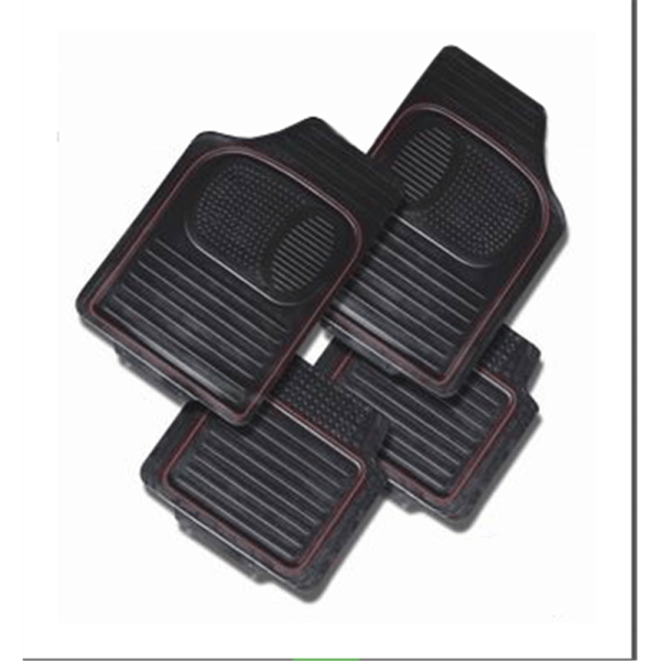 Patosnice univerzalne crne S6 sa crvenim obodom Car Mats - 1800.00 RSD