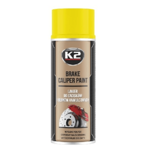 Sprej boja za kočione čeljusti K2 Brake Caliper 400 ml žuti - Slika 1