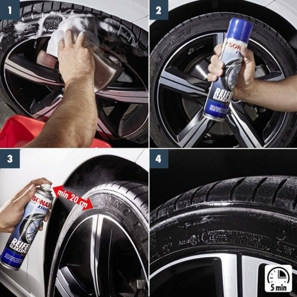 Sprej za gume ABRO Foaming Tire Cleaner 595g